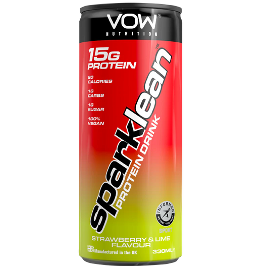 Sparklean Protein Drink Strawberry & Lime 330ml